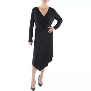 Lauren Ralph Lauren Cocktail Party Event Dress, Black, Size 8